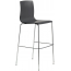 Стул барный пластиковый Scab Design Alice Barstool сталь, технополимер хром, антрацит Фото 2