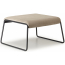 Пуф с обивкой Scab Design Lisa Lounge Pouf сталь, вельвет антрацит, слоновая кость Фото 1