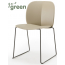 Стул пластиковый на полозьях Scab Design Mentha Go Green сталь, технополимер антрацит, тортора Фото 2