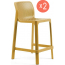 Комплект пластиковых полубарных стульев Nardi Net Stool Mini Set 2 стеклопластик горчичный Фото 3