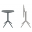 Стол пластиковый складной Siesta Contract Sky Folding Table Ø60 сталь, пластик темно-серый Фото 4