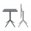 Стол пластиковый складной Siesta Contract Sky Folding Table 60 сталь, пластик темно-серый Фото 2
