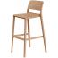 Стул пластиковый барный Nardi Cassia Stool стеклопластик капучино Фото 1