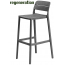 Стул пластиковый барный Nardi Cassia Stool стеклопластик базальт Фото 3
