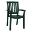 Кресло пластиковое Siesta Garden Malibu пластик зеленый Фото 1