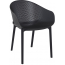 Кресло пластиковое Siesta Contract Sky стеклопластик, полипропилен черный Фото 2