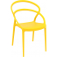 Кресло пластиковое Siesta Contract Pia стеклопластик желтый Фото 4