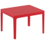 Столик пластиковый журнальный Siesta Contract Sky Side Table пластик красный Фото 4