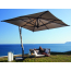 Зонт профессиональный Fim Capri ламинированная древесина, алюминий, акрил коричневый, графит Фото 1