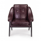 Кресло винтажное Garden Relax Magnum металл/искусственная кожа бордо Фото 9