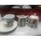 Набор: 4 кофейные пары, сливочник, сахарница Ancap GiftBox фарфор деколь Egeo Фото 2