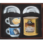 Набор кофейных пар для капучино с местом для кофе Ancap Edex фарфор деколь Espresso Italiano Фото 9