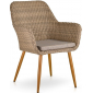 Комплект плетеной мебели Afina T360B/Y360B-W65 6PCS Light Brown искусственный ротанг, сталь светло-коричневый Фото 2