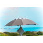 Зонт профессиональный CiCCAR Flyer алюминий, пляжный акрил бирюзовый Фото 4