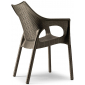 Кресло пластиковое Scab Design Olimpia Trend алюминий, полипропилен бронза Фото 1