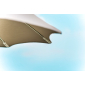Зонт профессиональный CiCCAR Flyer алюминий, пляжный акрил бирюзовый Фото 9