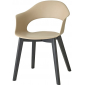 Кресло пластиковое Scab Design Natural Lady B бук, технополимер черный бук, тортора Фото 1
