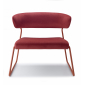 Кресло лаунж с обивкой Scab Design Lisa Lounge сталь, вельвет Фото 4