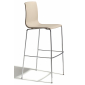 Стул барный пластиковый Scab Design Alice Barstool сталь, технополимер хром, тортора Фото 5