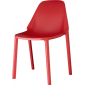 Стул пластиковый Scab Design Piu стеклопластик красный Фото 1
