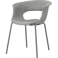 Кресло с обивкой Scab Design Miss B Pop coated steel frame сталь, поликарбонат, ткань антрацит, серый Фото 1