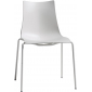 Стул пластиковый Scab Design Zebra Technopolymer 4 legs сталь, технополимер лен Фото 1