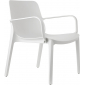 Кресло пластиковое Scab Design Ginevra Lounge стеклопластик лен Фото 1