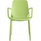 Кресло пластиковое Scab Design Ginevra стеклопластик зеленый Фото 1