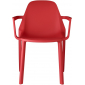 Кресло пластиковое Scab Design Piu стеклопластик красный Фото 1
