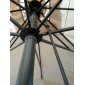 Зонт профессиональный телескопический Scolaro Capri Dark алюминий, акрил антрацит, слоновая кость Фото 7