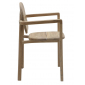Кресло деревянное Giardino Di Legno Pebbles тик Фото 4