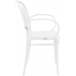 Кресло пластиковое Siesta Contract Marcel XL стеклопластик белый Фото 6