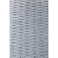Стул плетеный Grattoni Malaga сталь, полиолефин серебристый, светло-серый Фото 2