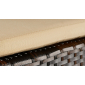 Стул плетеный с подушкой JOYGARDEN Milano алюминий, искусственный ротанг темно-коричневый Фото 4