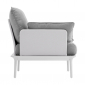 Кресло с подушками PEDRALI Reva P алюминий, ткань Фото 4