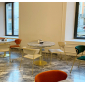 Столешница круглая Scab Design Laminate для подстолья Tiffany ЛДСП белый мрамор Каррара Фото 6