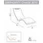 Шезлонг-лежак пластиковый Arkema Serendipity Chaise S010 полиэтилен высокой плотности Фото 2