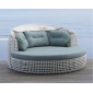 Лаунж-диван плетеный Skyline Design Dynasty алюминий, искусственный ротанг, sunbrella белый, бежевый Фото 7