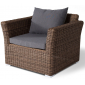 Комплект плетеной мебели 4SIS Капучино алюминий, искусственный ротанг, ткань коричневый Фото 3
