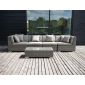 Комплект плетеной мебели 4SIS Беллуно алюминий, искусственный ротанг, ткань серо-коричневый Фото 8