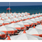 Зонт пляжный профессиональный Crema Pagoda алюминий, акрил Фото 14