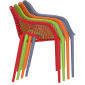 Кресло пластиковое Siesta Contract Air XL стеклопластик оранжевый Фото 10