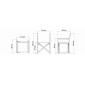 Кресло текстиленовое Skyline Design Venice алюминий, тик, слинг черный Фото 4