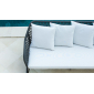 Диван плетеный с подушками Skyline Design Moma алюминий, полипропилен, sunbrella черный, антрацит, бежевый Фото 7