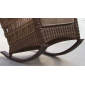 Кресло-качалка плетеное с подушками Skyline Design Ebony алюминий, искусственный ротанг, sunbrella бронзовый, бежевый Фото 14