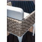 Комплект плетеной мебели Skyline Design Brafta алюминий, искусственный ротанг, sunbrella белый, бежевый Фото 10