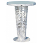 Стол плетеный барный со стеклом Skyline Design Dynasty алюминий, искусственный ротанг, закаленное стекло белый Фото 1