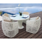 Комплект плетеной мебели Skyline Design Dynasty алюминий, искусственный ротанг, sunbrella белый, бежевый Фото 1