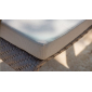 Банкетка плетеная с подушкой Skyline Design Journey алюминий, искусственный ротанг, sunbrella бежевый Фото 8