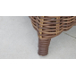 Диван плетеный двухместный с подушками Skyline Design Ebony алюминий, искусственный ротанг, sunbrella бронзовый, бежевый Фото 11